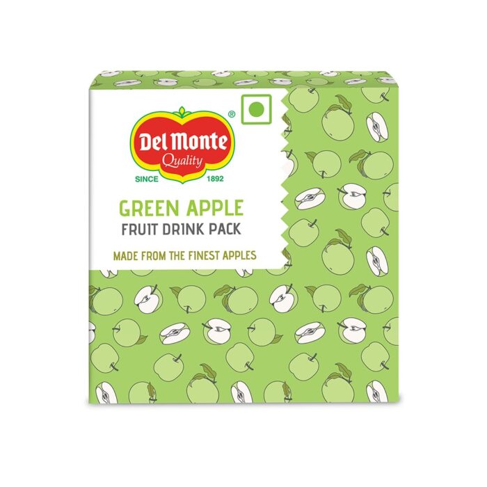 Del Monte Green Apple Fruit Drink, Pack of 6, 240ml Del Monte Green Apple Fruit Drink, Pack of 6, 240ml