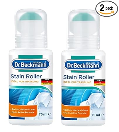 Dr. Beckmann Stain Remover Roller 75ml | Ideal for Travelling | Quick, Handy and Easy to Use | Pack of 2 Dr. Beckmann Stain Remover Roller 75ml | Ideal for Travelling | Quick, Handy and Easy to Use | Pack of 2