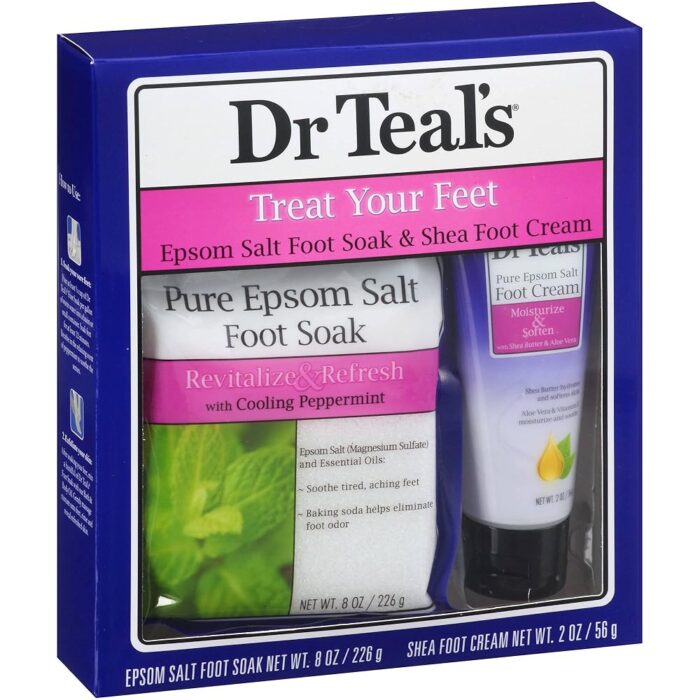 Dr Teal's Treat Your Feet 2-Piece Bath Gift Set by Dr. Teal's Dr Teal's Treat Your Feet 2-Piece Bath Gift Set by Dr. Teal's