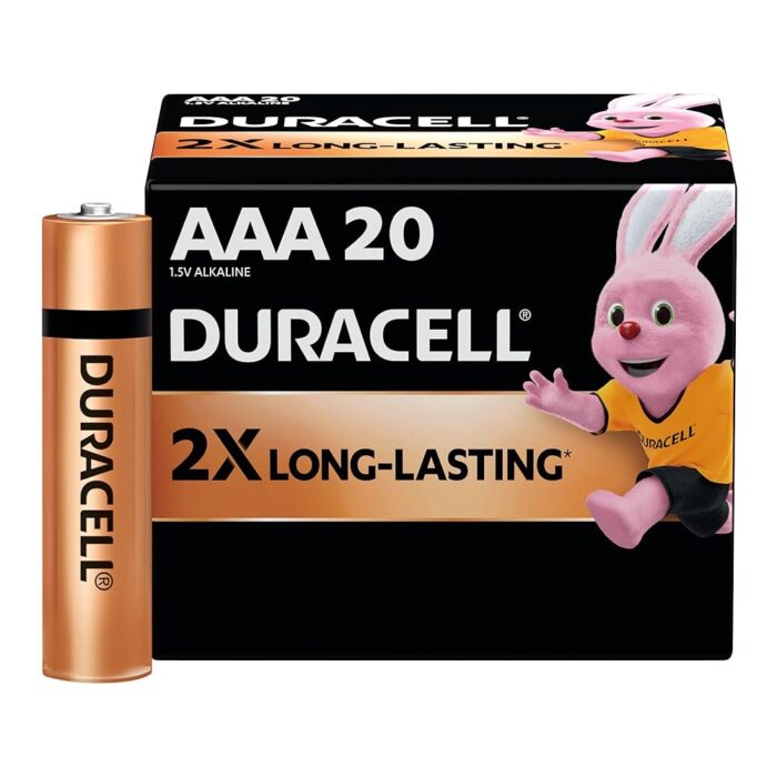 Duracell Alkaline AAA Batteries, Pack of 20 Duracell Alkaline AAA Batteries, Pack of 20