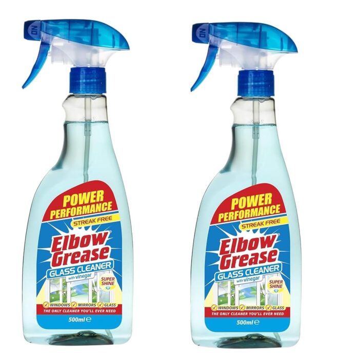 Elbow Grease Glass Shine Cleaner (Pack of 2) Combo Pack- 500ML Elbow Grease Glass Shine Cleaner (Pack of 2) Combo Pack- 500ML