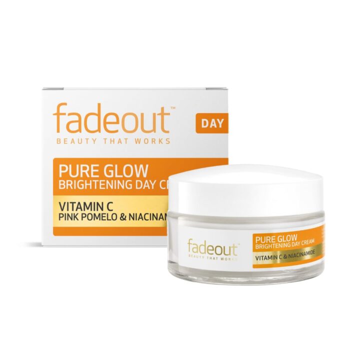 Fade Out Pure Glow Brightening Day Cream with Vitamin C, Pink Pomelo and Niacinamide | Face Cream | Moisturizer 50ml Fade Out Pure Glow Brightening Day Cream with Vitamin C, Pink Pomelo and Niacinamide | Face Cream | Moisturizer 50ml