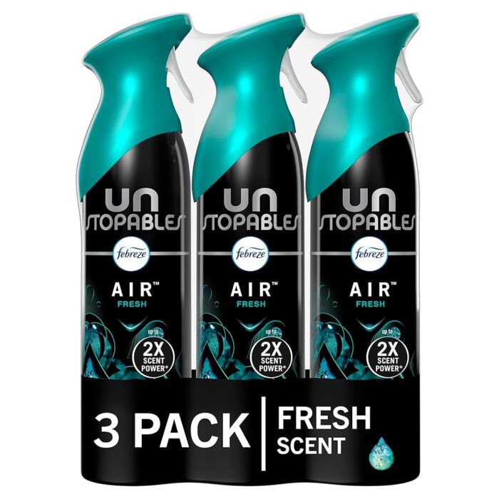 Febreze Unstopables Fresh Air Freshener (3 Count, 8.8 oz. Each) Febreze Unstopables Fresh Air Freshener (3 Count, 8.8 oz. Each)