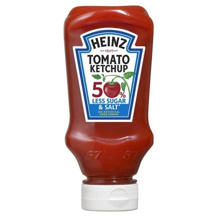 Heinz Tomato Ketchup 50% Less Sugar and Salt (435 g (400ml)) Heinz Tomato Ketchup 50% Less Sugar and Salt (435 g (400ml))