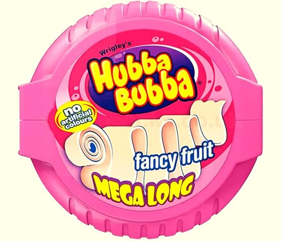 Hubba Bubba Bubble Tape Fancy Fruit Chewing Gum,56 g Hubba Bubba Bubble Tape Fancy Fruit Chewing Gum,56 g