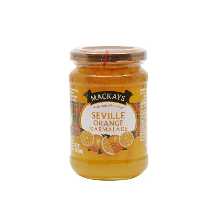 Mackays Seville Orange Marmalade Jam For Bread | Made In Small Batches | Vegan | No Artificial Color And Flavor | Gluten Free | Made With Whole Fruits - 340gm Mackays Seville Orange Marmalade Jam For Bread | Made In Small Batches | Vegan | No Artificial Color And Flavor | Gluten Free | Made With Whole Fruits - 340gm