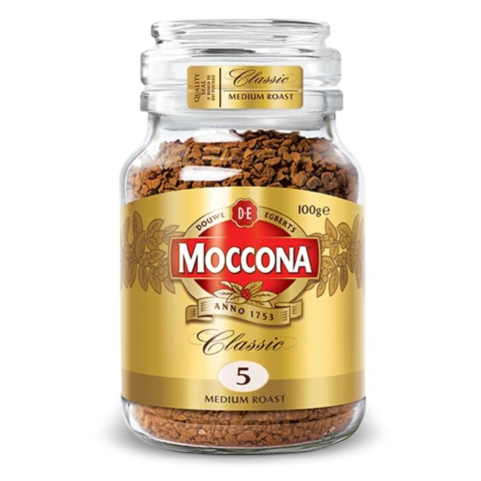 Moccona Classic Medium Roast Instant Coffee Powder -100 gm (Glass Jar)|Best Coffee|Premium Coffee Powder | Freeze Dried Coffee | Arabica Robusta Blend - Pack of 1 Moccona Classic Medium Roast Instant Coffee Powder -100 gm (Glass Jar)|Best Coffee|Premium Coffee Powder | Freeze Dried Coffee | Arabica Robusta Blend - Pack of 1