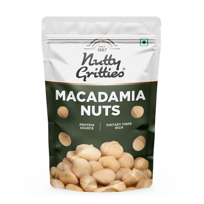 Nutty Gritties Premium Raw Macadamia Nuts 100g | Resealable Pouch Nutty Gritties Premium Raw Macadamia Nuts 100g | Resealable Pouch
