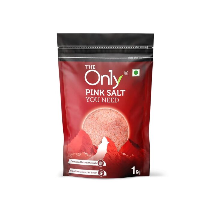 On1y Himalayan Pink Salt Powder 1kg (1000g) Himalayan Rock Salt Sendha Namak Sourced from Salt Mines Close to Himalayas On1y Himalayan Pink Salt Powder 1kg (1000g) Himalayan Rock Salt Sendha Namak Sourced from Salt Mines Close to Himalayas