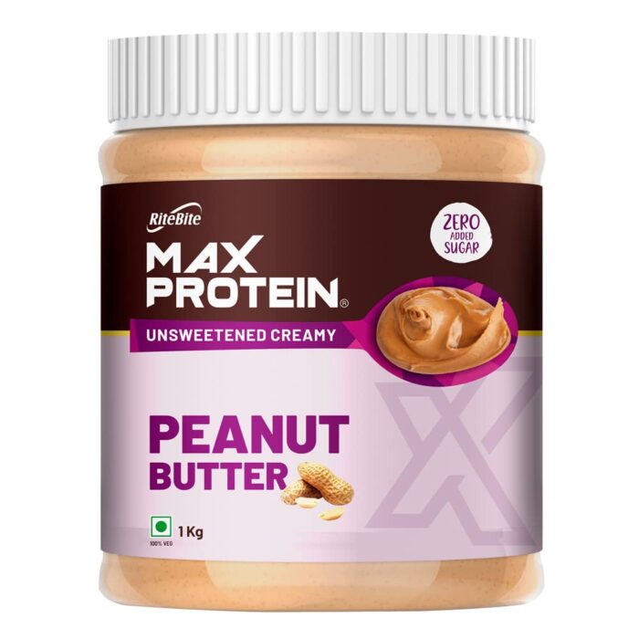 RiteBite Max Protein Peanut Butter Spread Creamy - Unsweetened (1kg) RiteBite Max Protein Peanut Butter Spread Creamy - Unsweetened (1kg)