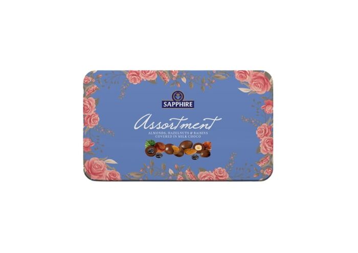 Sapphire Chocolate Coated Nuts - Assorted - Almond, Hazelnut & Raisins, 175g | Chocolates Gift Pack for Christmas | Chocolate Nuts Gift Hampers Sapphire Chocolate Coated Nuts - Assorted - Almond, Hazelnut & Raisins, 175g | Chocolates Gift Pack for Christmas | Chocolate Nuts Gift Hampers
