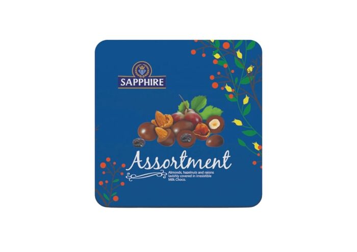Sapphire Chocolate Coated Nuts Assorted, Almond, Hazelnut & Raisins, 200 g | Chocolates Gift Pack for Christmas | Chocolate Nuts Gift Hampers Sapphire Chocolate Coated Nuts Assorted, Almond, Hazelnut & Raisins, 200 g | Chocolates Gift Pack for Christmas | Chocolate Nuts Gift Hampers