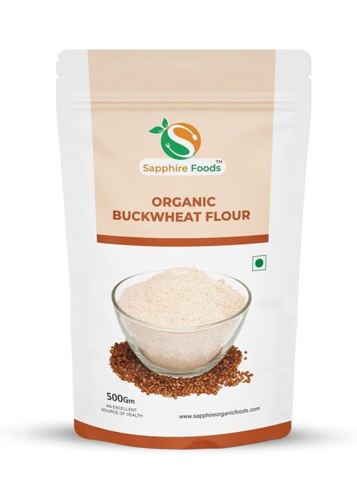 SAPPHIRE FOODS Organic Buckwheat Flour-500gm SAPPHIRE FOODS Organic Buckwheat Flour-500gm