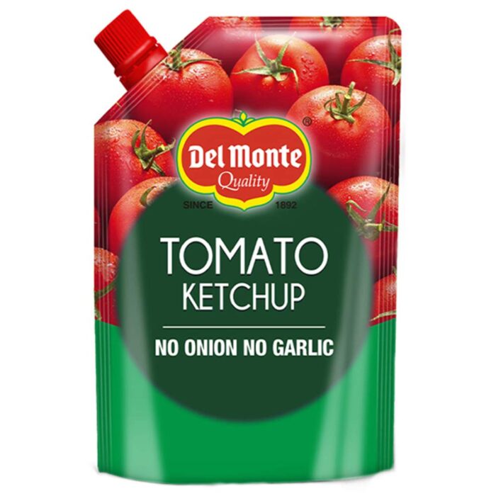 Del Monte Tomato Ketchup No Onion No Garlic Pouch, 900 grams Del Monte Tomato Ketchup No Onion No Garlic Pouch, 900 grams