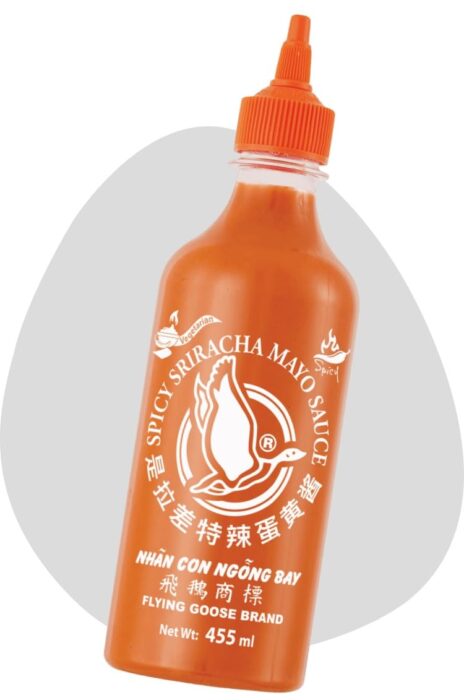 Flying Goose Vegetarian Sriracha Mayo Sauce 455ml (Great With Sushi, Salad, Fries, Burger) Flying Goose Vegetarian Sriracha Mayo Sauce 455ml (Great With Sushi, Salad, Fries, Burger)