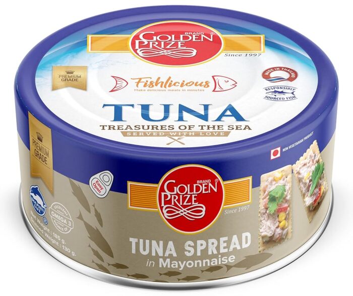 Golden Prize Tuna Spread in Mayonnaise, 185g (Pack of 1) Golden Prize Tuna Spread in Mayonnaise, 185g (Pack of 1)