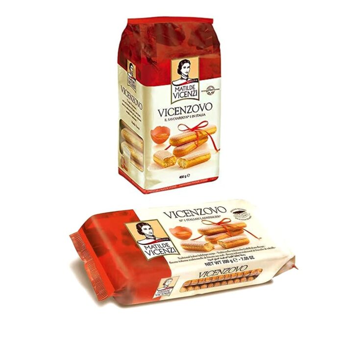 MATILDE VICENZI Vicenzovo Ladyfinger | GMO Free | No Preservatives & No Artifical Colours | 200g & 400g | Combo Of 2 MATILDE VICENZI Vicenzovo Ladyfinger | GMO Free | No Preservatives & No Artifical Colours | 200g & 400g | Combo Of 2