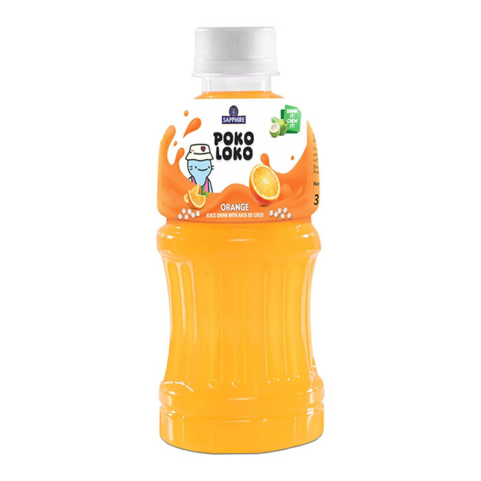 Poko Loko Orange Juice Drink with Nata De Coco - 300ml Poko Loko Orange Juice Drink with Nata De Coco - 300ml