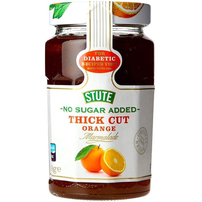 Stute No Sugar Added Thick Cut Orange Marmalade, 15.17 oz ℮ 430 g Stute No Sugar Added Thick Cut Orange Marmalade, 15.17 oz ℮ 430 g