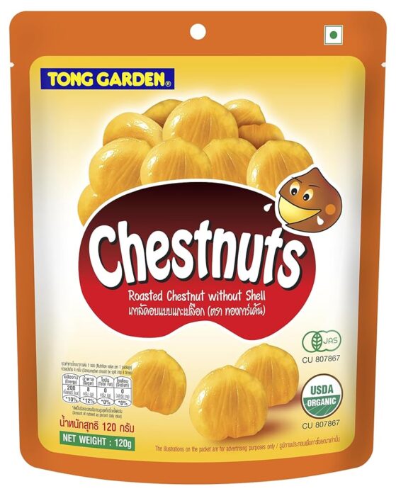 Tong Garden 120Gm Roasted Chestnut Without Shell (Pack of 4) Tong Garden 120Gm Roasted Chestnut Without Shell (Pack of 4)