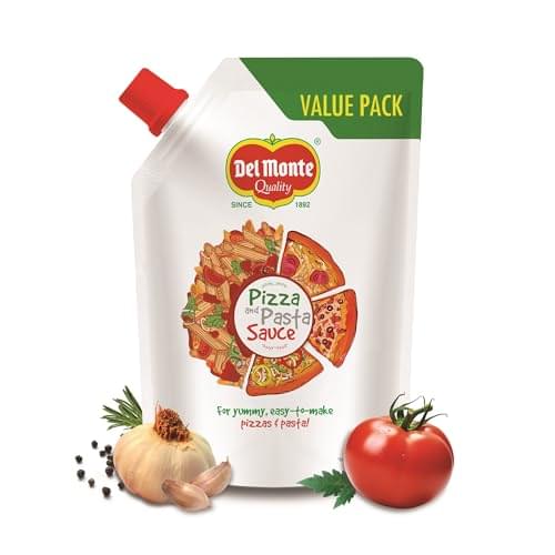 Del Monte Pizza & Pasta Sauce Spout Pack, 400 Grams