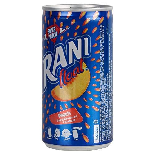 Rani Rani Peach Float Jar, 6 X 180 G, Vegetarian