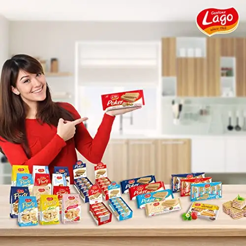 Lago Cream filled Wafers | Hazelnut Cream | 150g